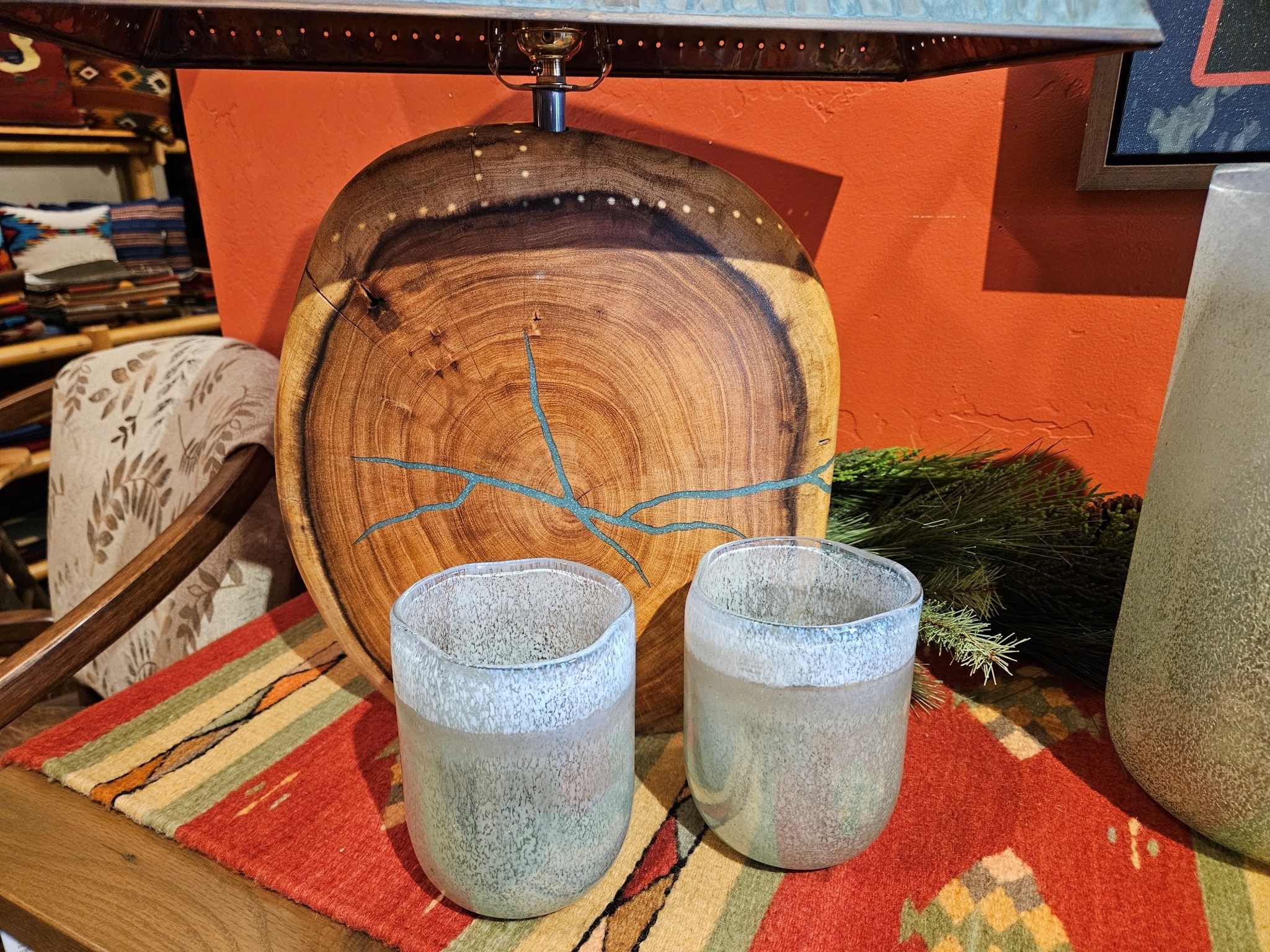 Melrose Frosted White 4.5H Candle Holder