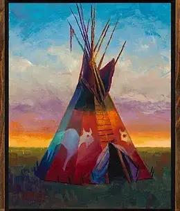Colt Idol Last Sliver of Light, Framed 18x15