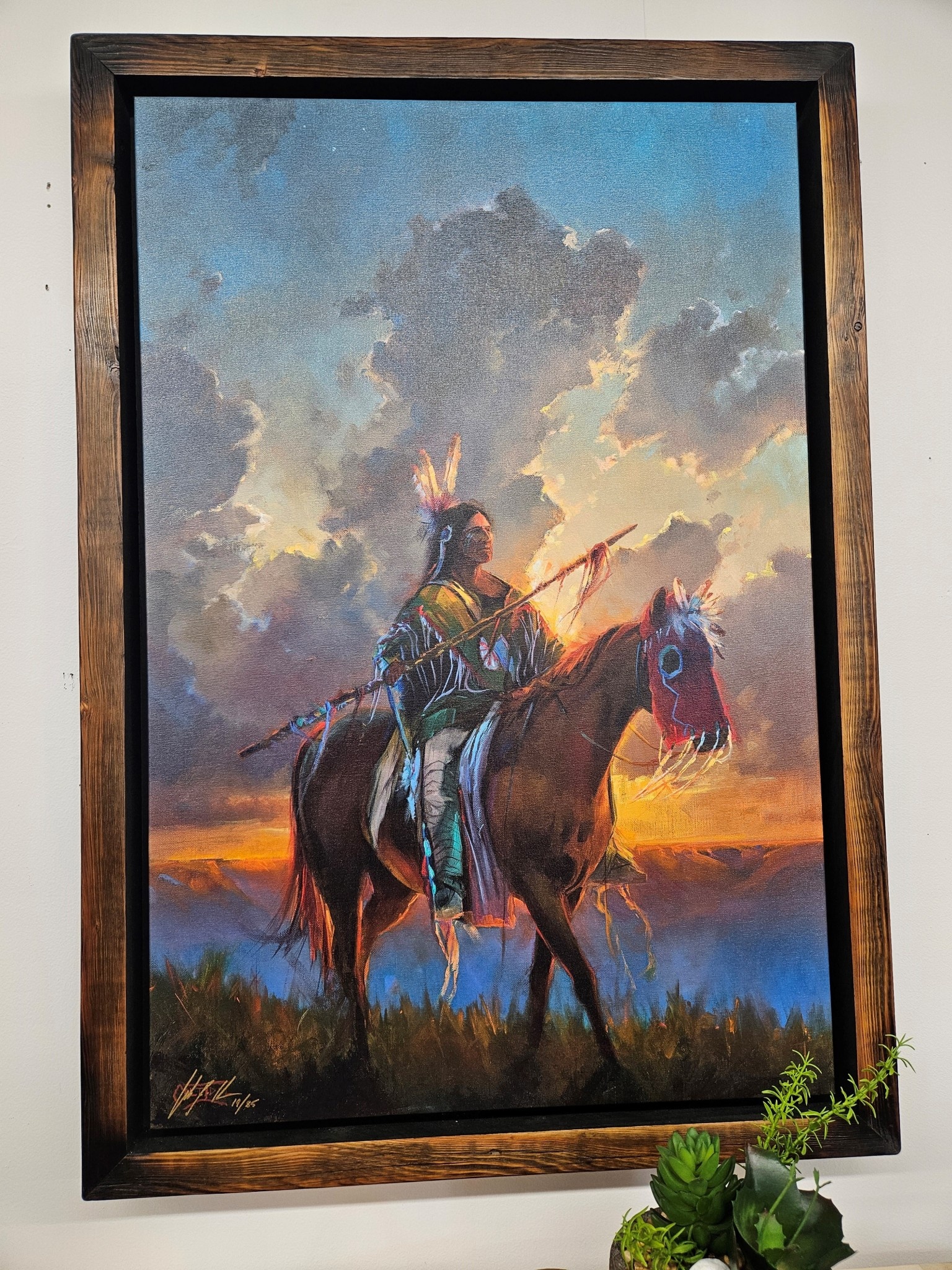 Colt Idol "Cloud Rider" Framed 40x28