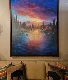 Colt Idol Rose Crossing, Framed 74x62