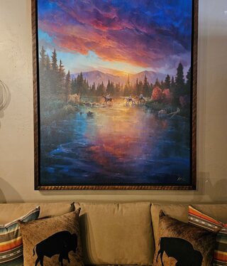 Colt Idol Rose Crossing, Framed 74x62 Colt Idol Rose Crossing, Framed 74x62