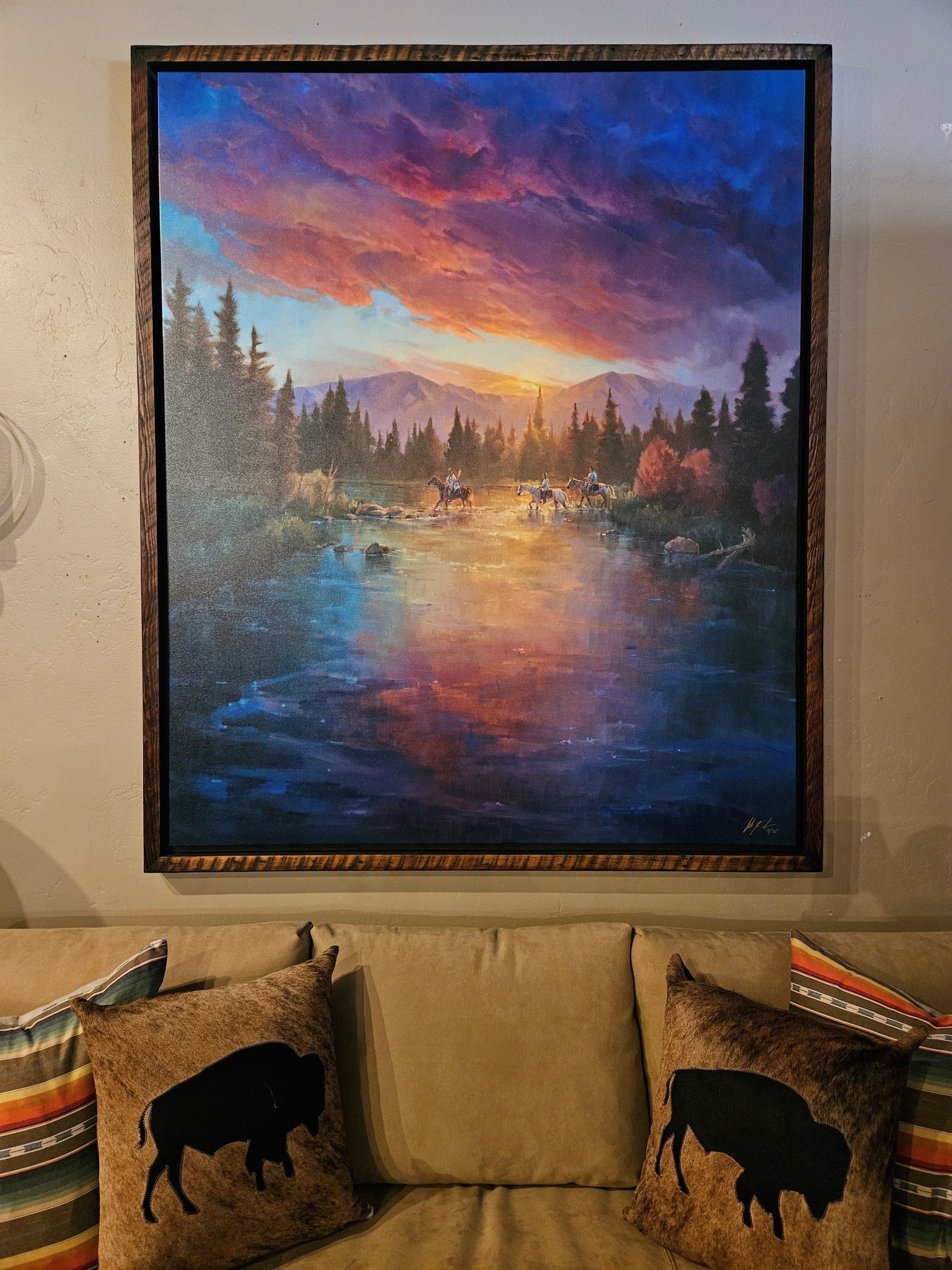 Colt Idol Rose Crossing, Framed 74x62