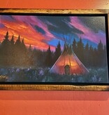 Colt Idol Fire in the Sky, Framed 24x36