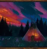 Colt Idol Fire in the Sky, Framed 24x36
