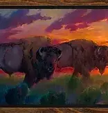 Colt Idol Prairie Kings, Framed 24x44 (Bison)