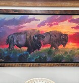 Colt Idol Prairie Kings, Framed 24x44 (Bison)