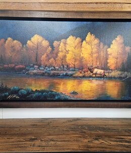 Colt Idol The Challenger, Framed 24x40 (Elk)