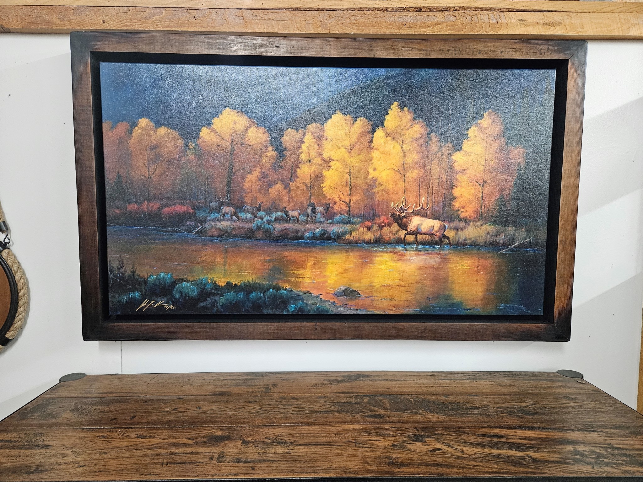 Colt Idol The Challenger, Framed 24x40 (Elk)