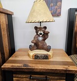 MCE Industries Carved Animal Lamp with Shade
