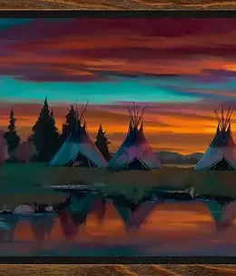 Colt Idol "Eternal" framed 40x76