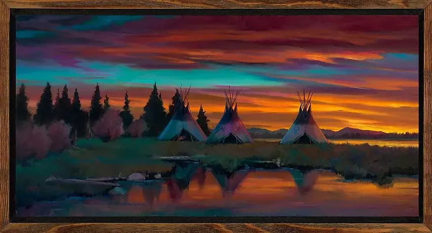 Colt Idol "Eternal" framed 40x76