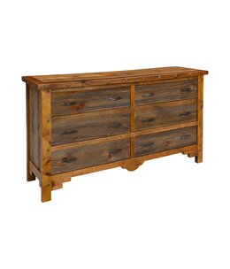 Green Gables Black Hills 6 Dwr Dresser 38.5H x 72W x 20D