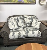 IMF 1054-50 Arizona Loveseat  (2fabric) 68L x 39H x 39D