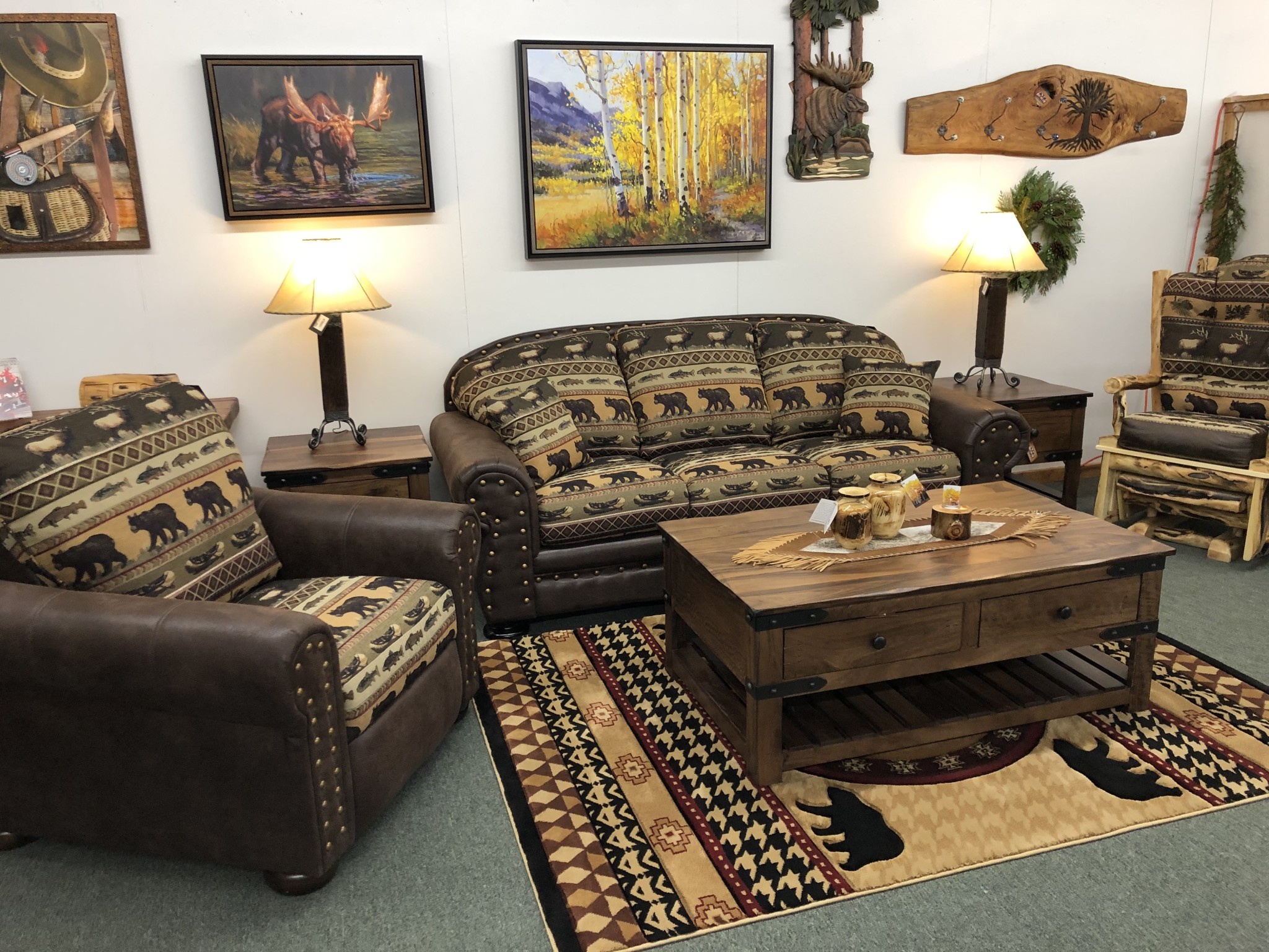 IMF 1054-70 Arizona Sofa (2fabric) 90L x 39H x 39D