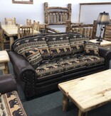 IMF 1054-70 Arizona Sofa (2fabric) 90L x 39H x 39D