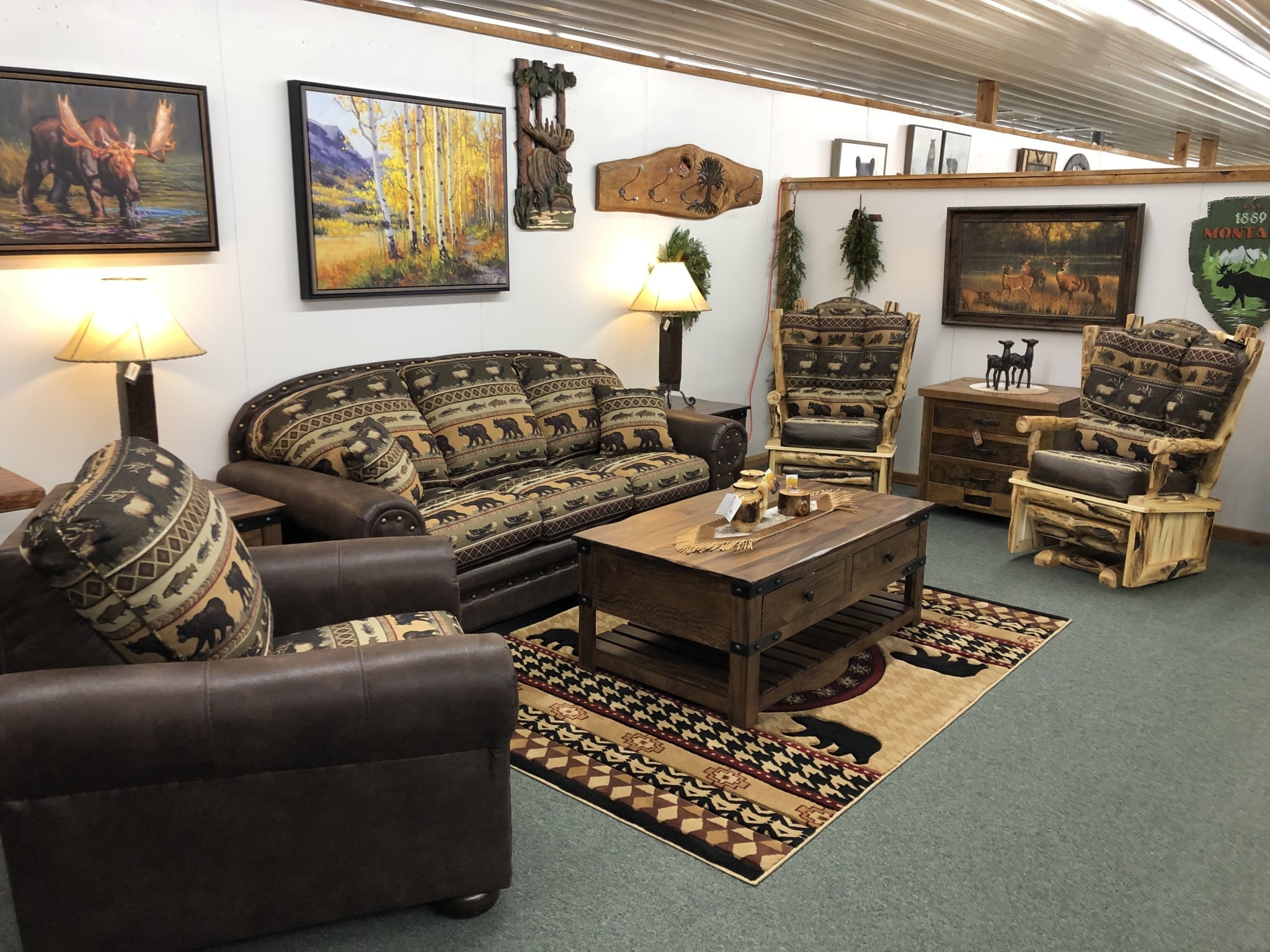 IMF 1054-70 Arizona Sofa (2fabric) 90L x 39H x 39D