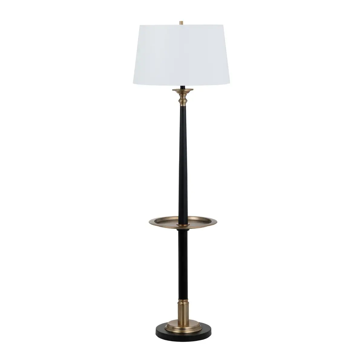 Crestview Claiborne Floor Lamp w/Tray, 65.5H