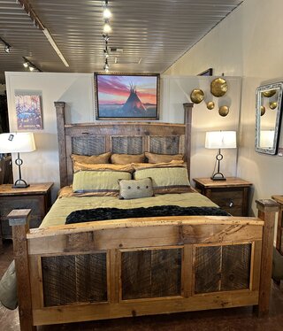 Green Gables Casper King Bed 79H x 84.5W  FB42H
