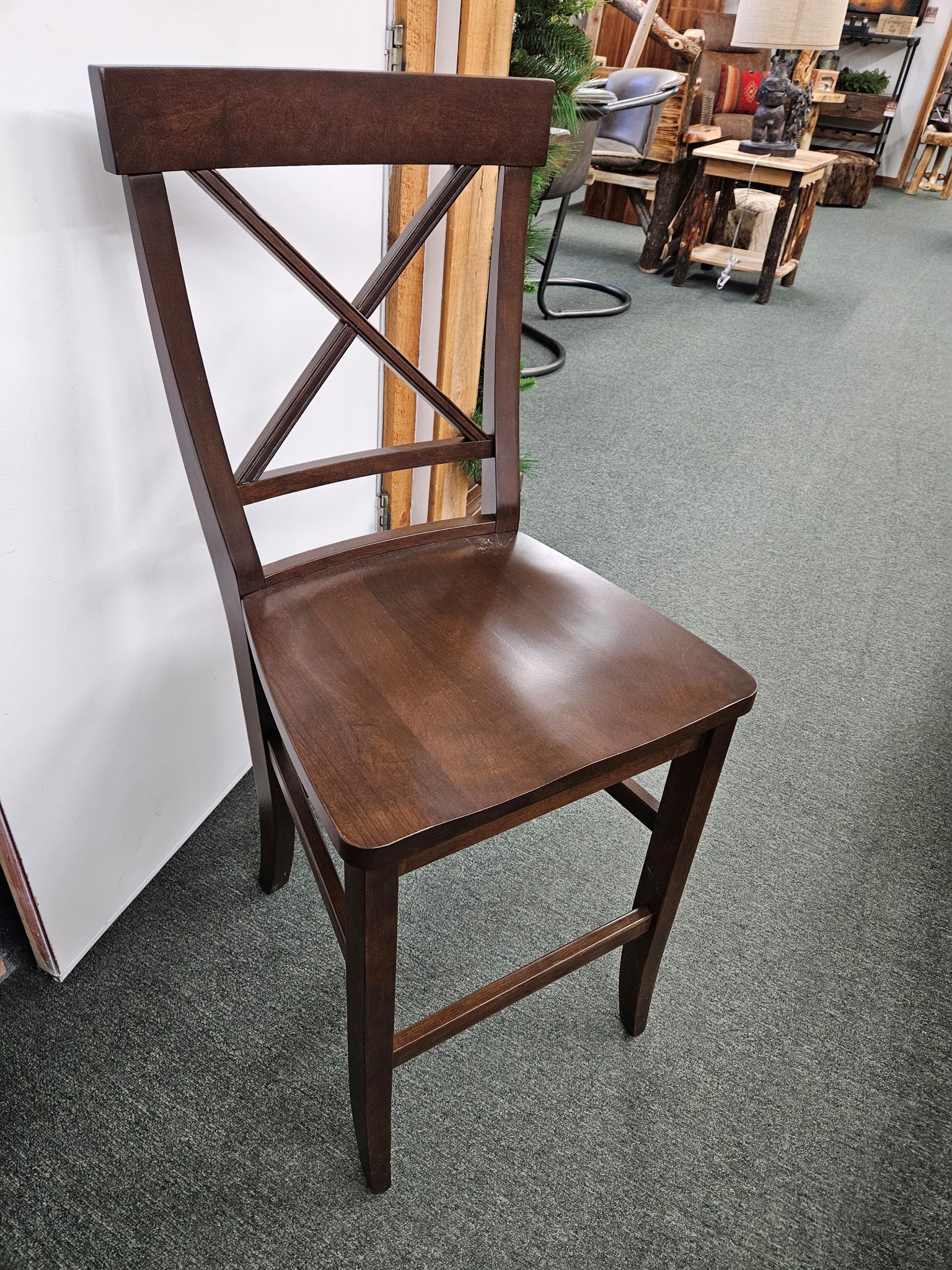 Green Gables LaCroix Side COUNTER Chair  (Cherry)
