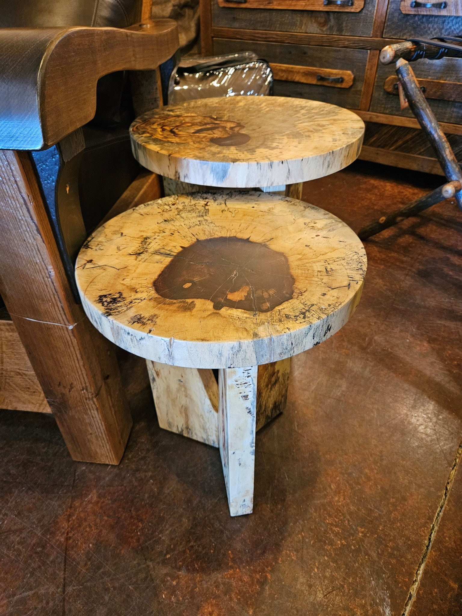 Uttermost Nadette NATURAL Nesting Tables Set/2