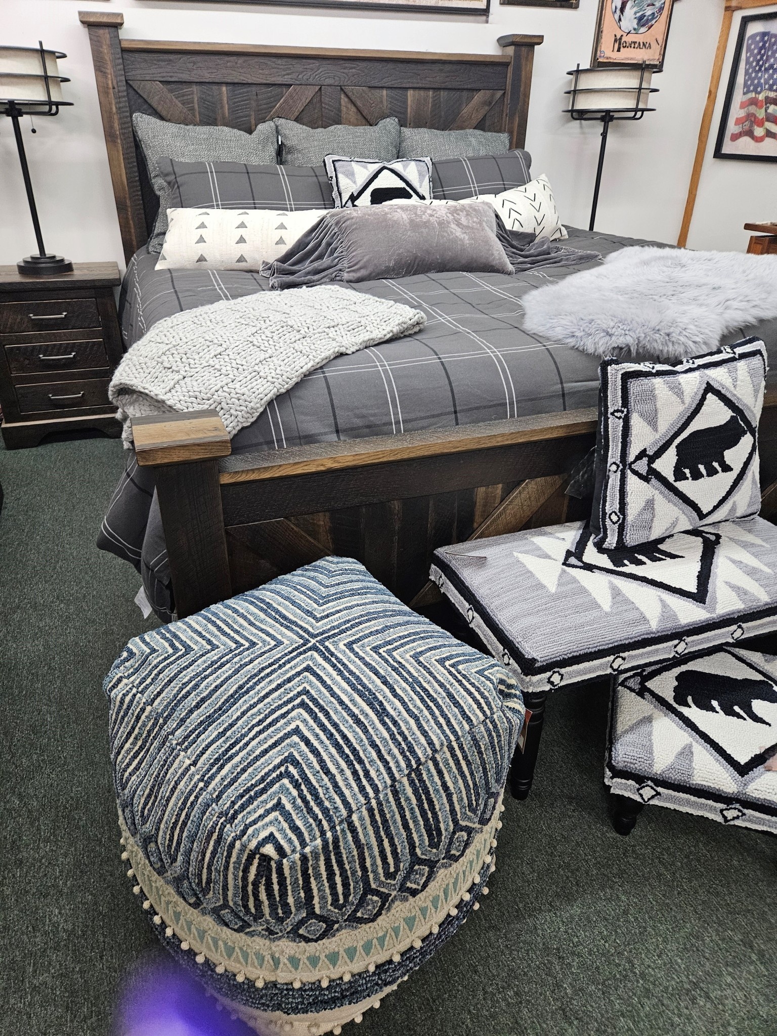 Urban Barnwood Kimberley CAL-KING Bed