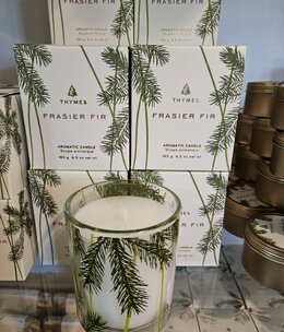 Frasier Fir FF Poured candle/Pine Needle Design 6.5oz