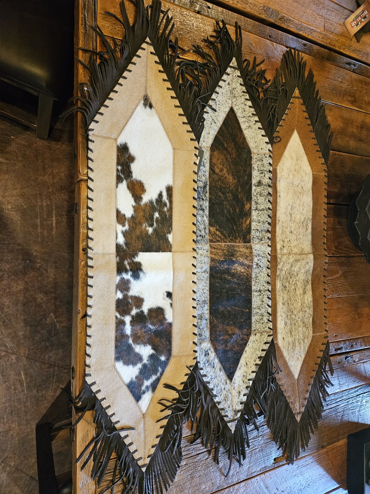Gaucho X-Small Cowhide Table Runner 3.5'x10"