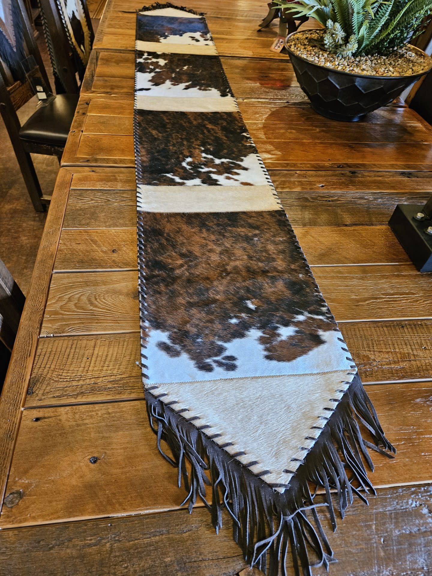 Gaucho X-Large Cowhide Table Runner 9' x 14"