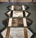 Gaucho Wide Cowhide Table Runner 3.5'x14"