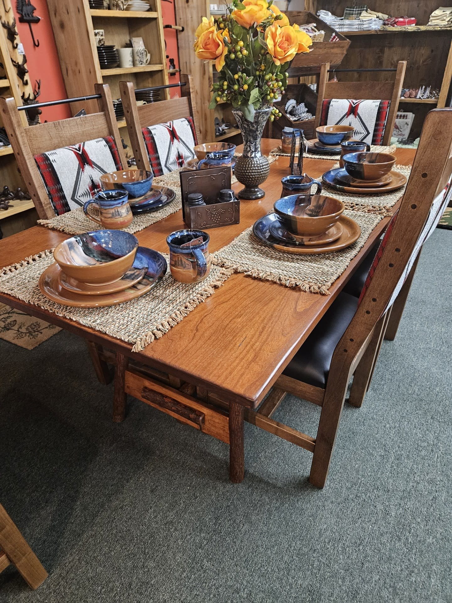 Yellowstone Yellowstone Gallatin Valley 7' Dining Table 30Hx84x38