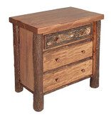 Old Hickory Woodland Bedside Chest 27Wx19Dx30H