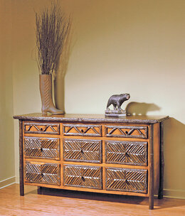 Flat Rock Flat Rock Mosaic 6 Dwr Dresser 38x68x21