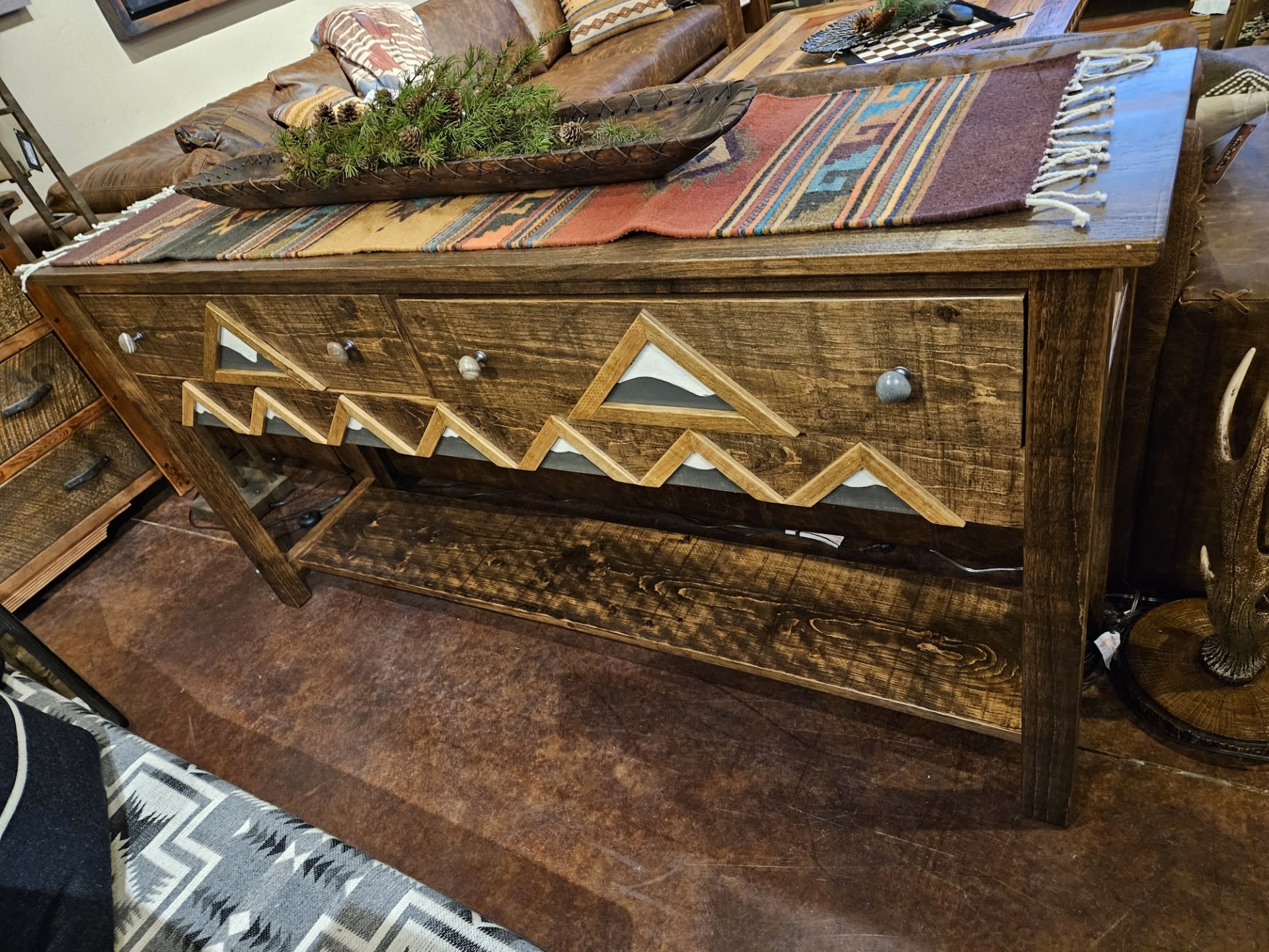 Rocky Mtn High Rocky Mtn High 2 Dwr Sofa Table 36x72x18