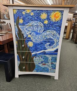 Green Gables Starry Night 5 Dwr Chest 53.5H x 40W x19D