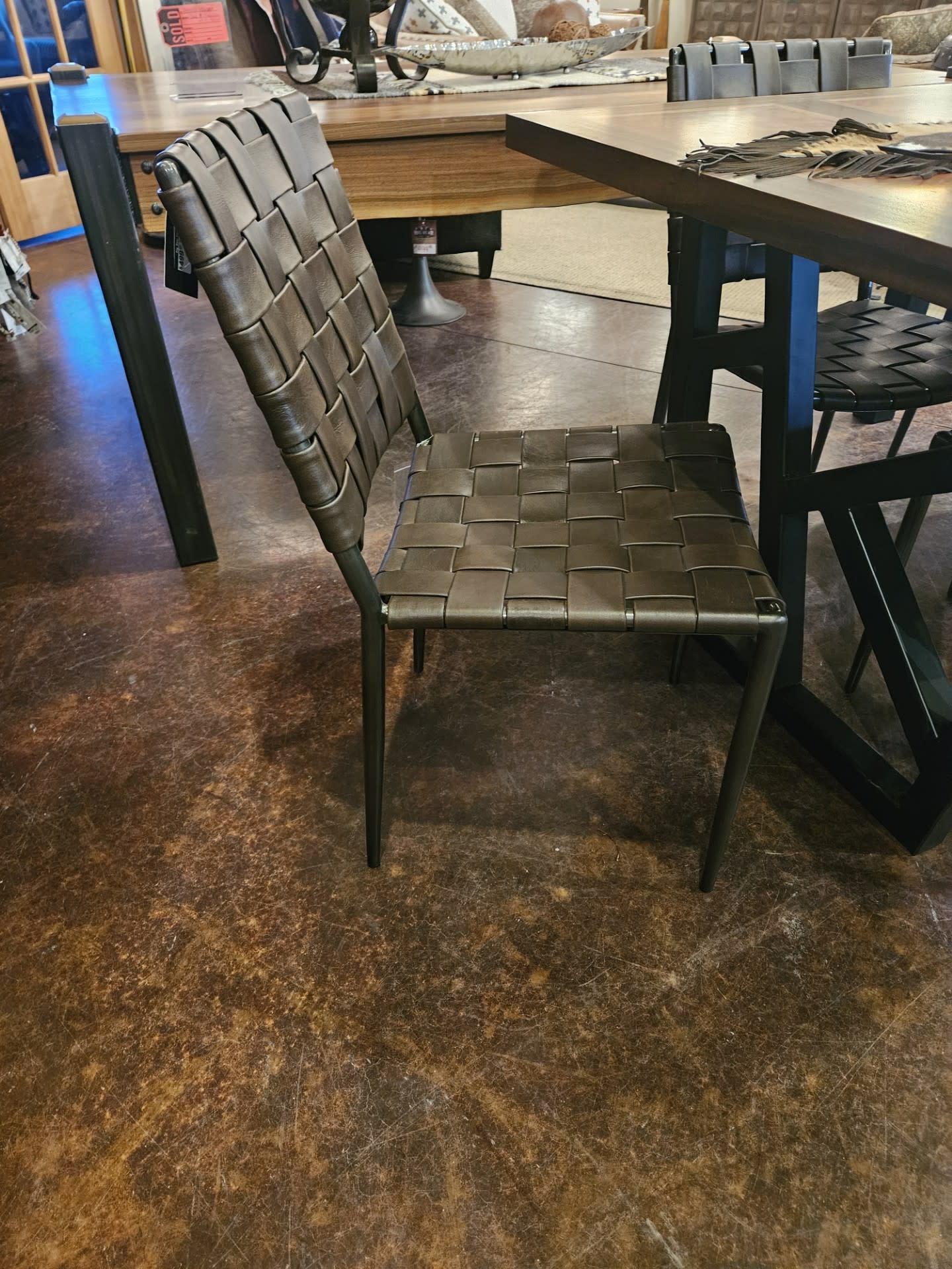 HTD Copenhagen Buffalo Dining Chair 23Dx18Wx33H