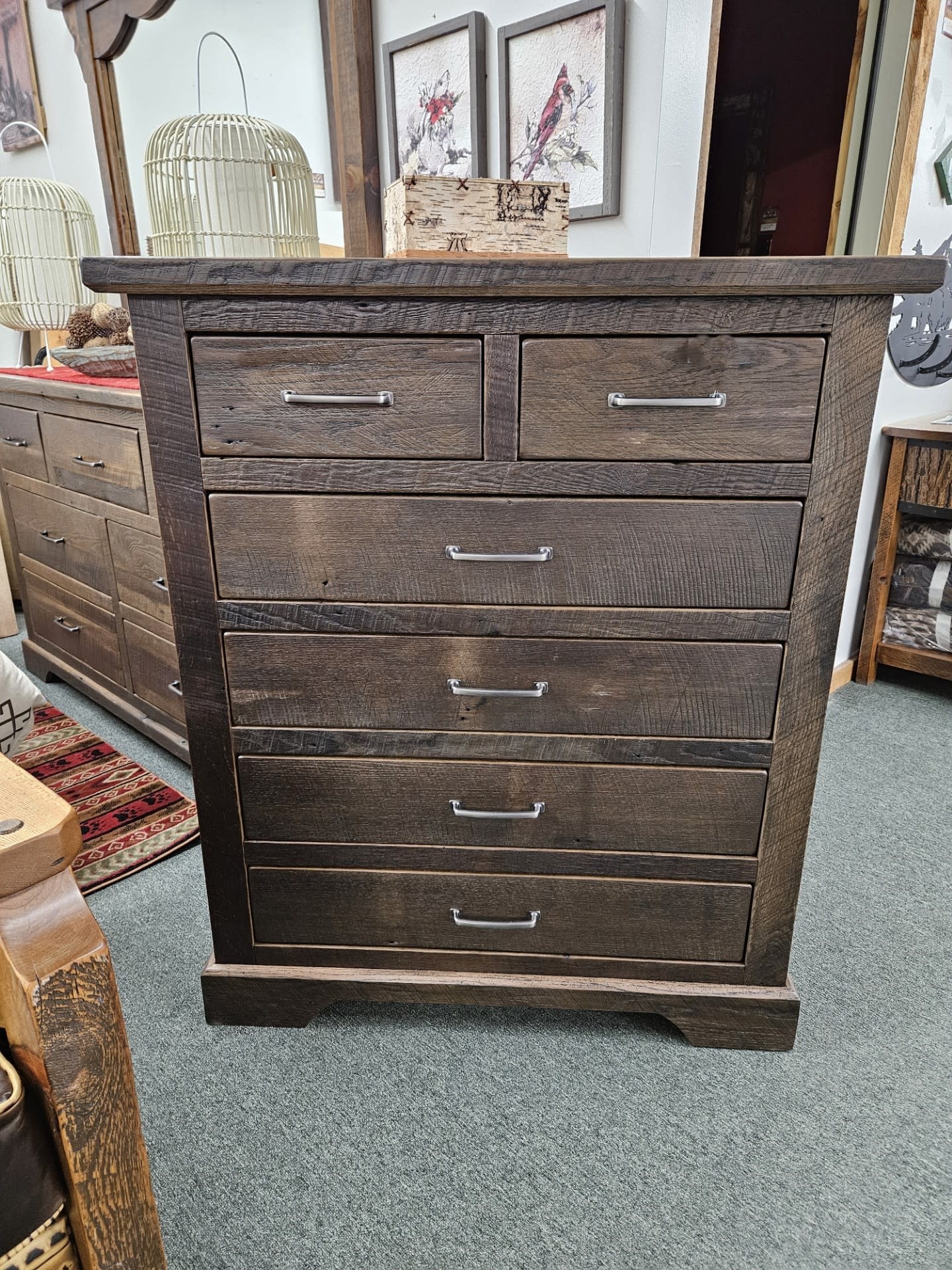 Urban Barnwood Kimberley 6 Dwr Chest 47.5H x 19D x 40.5W