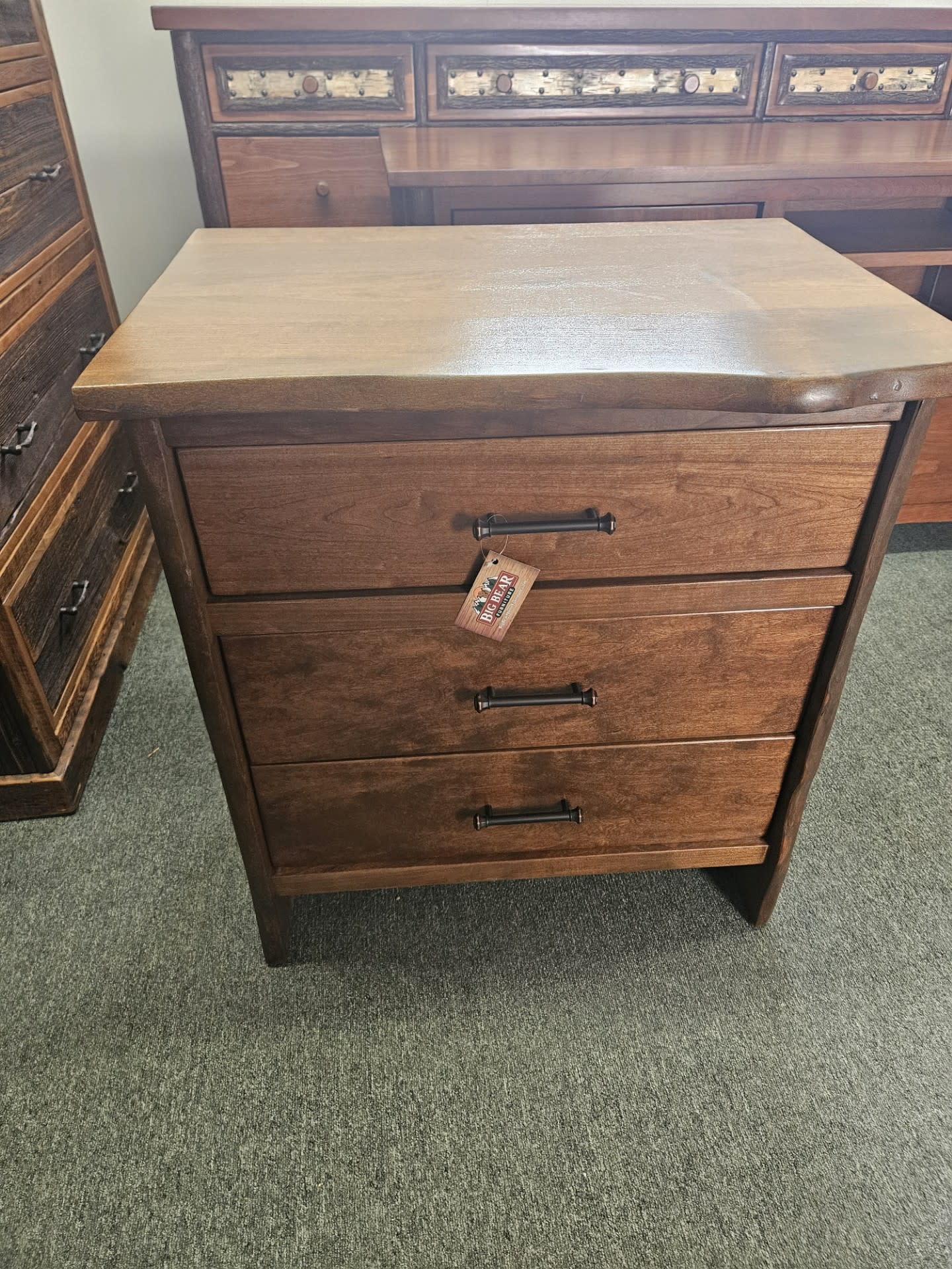 Green Gables Kettle Creek 3 Drawer Nightstand 30x28x20