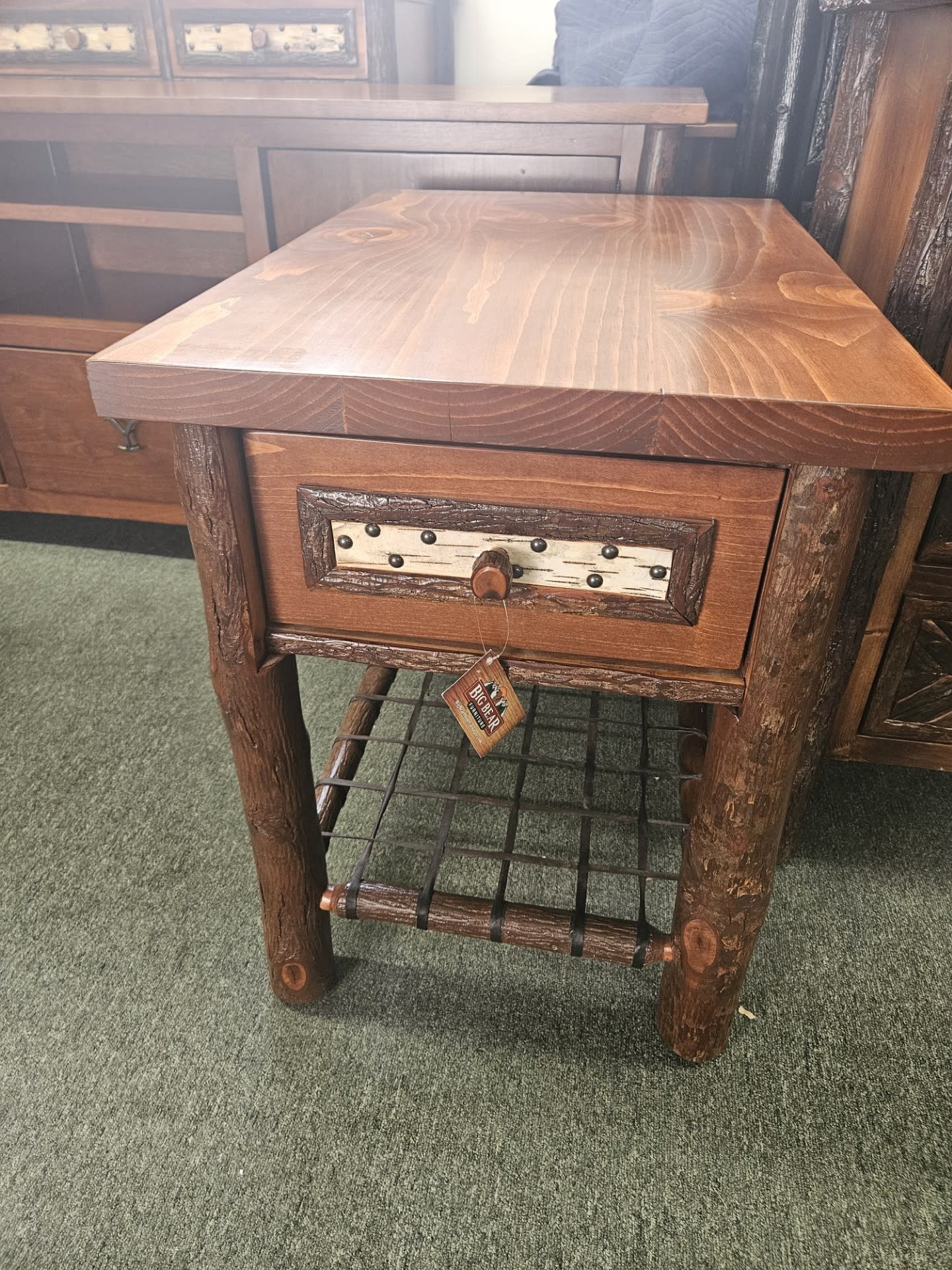 Old Hickory Woodland 1Dwr Nightstand 27Wx19Dx30H