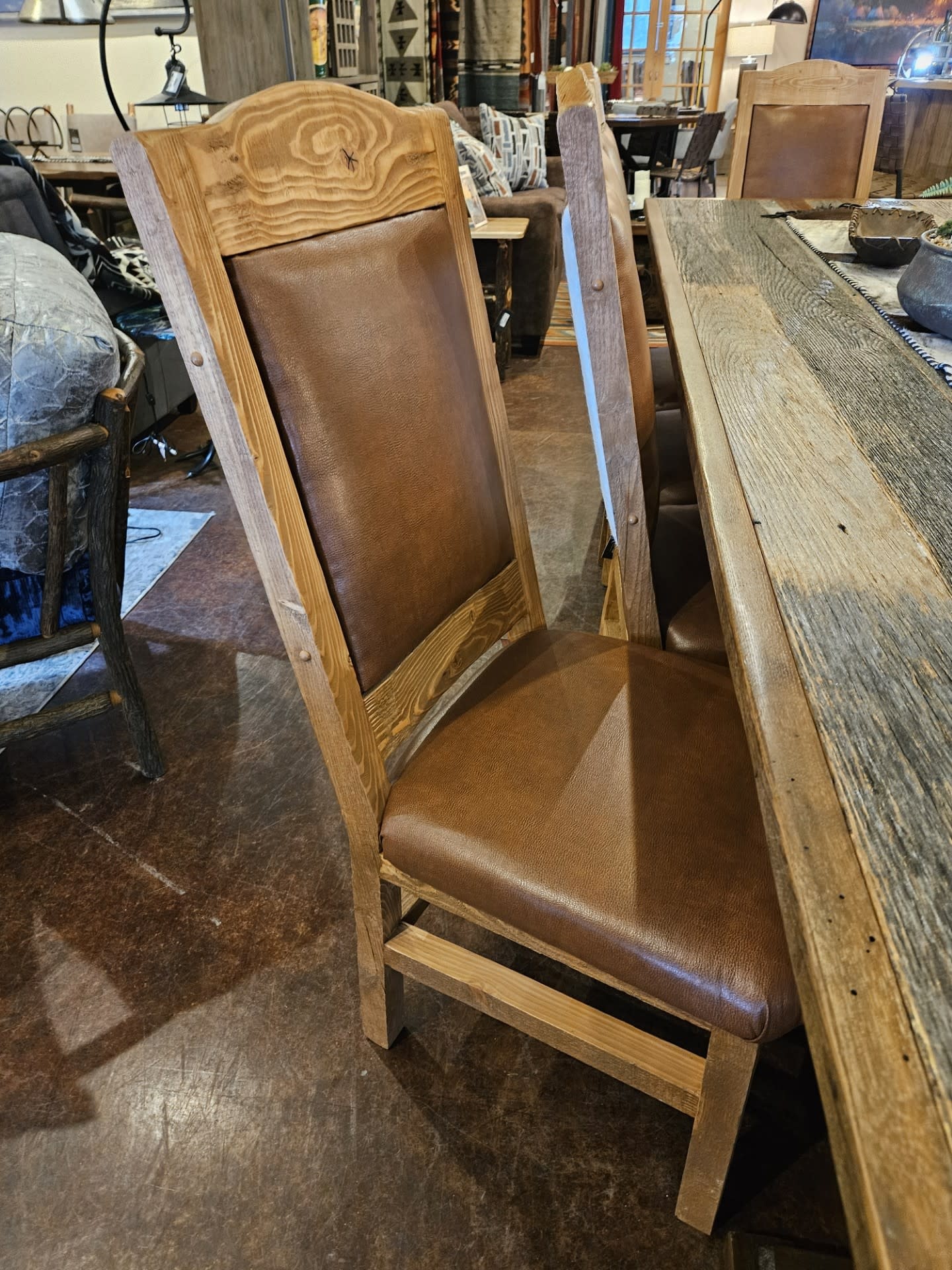 MCE Industries Leather Dining Chair
