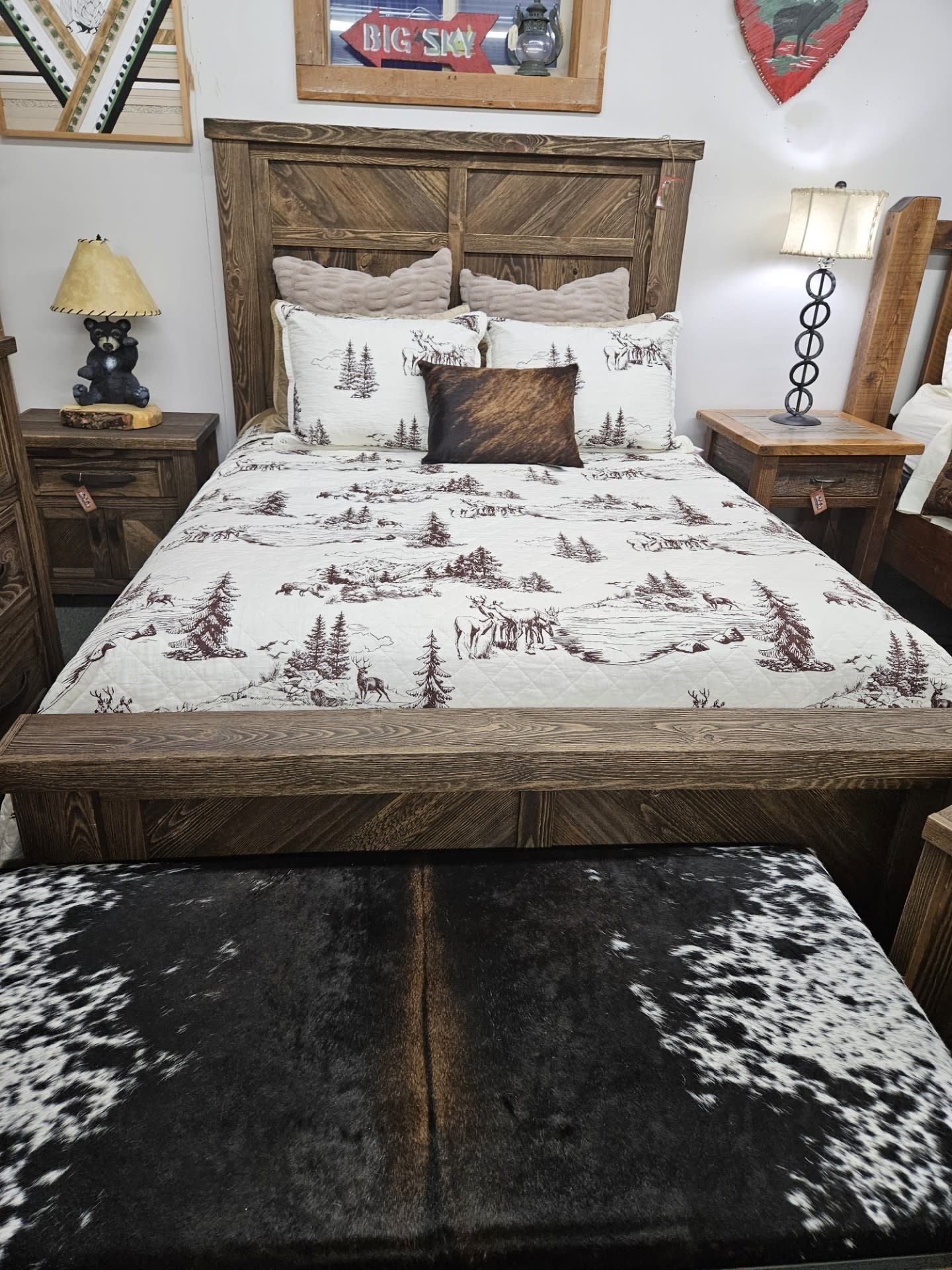 IFD 5731 Dutton Platform Bed - QUEEN