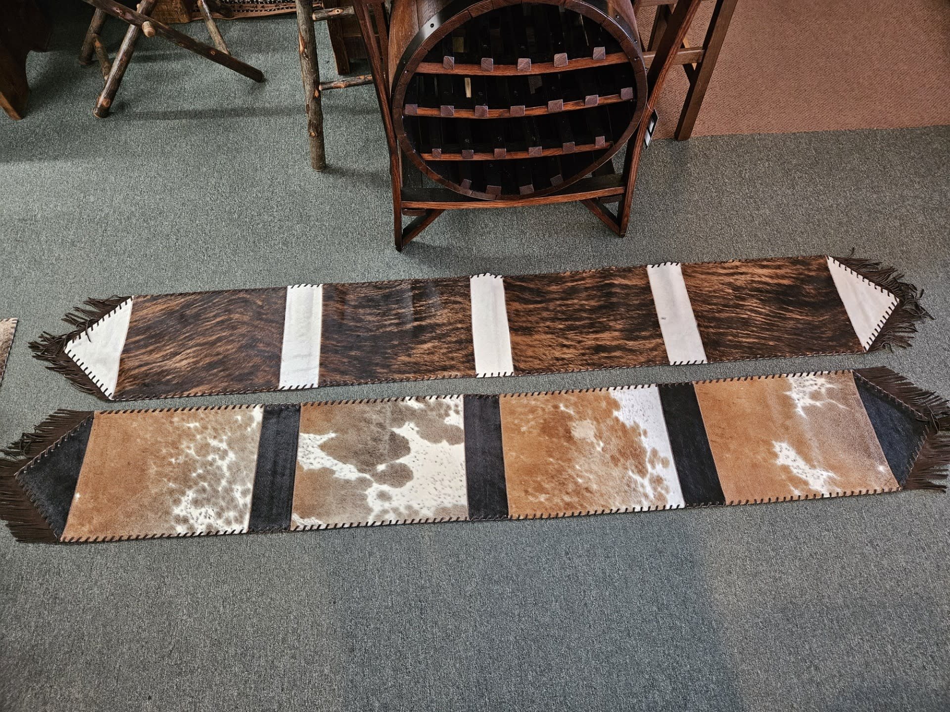 Gaucho X-Large Cowhide Table Runner 9' x 14"