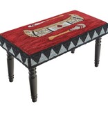 Park Design Wilderness Canoe Hooked Bench 32Wx16Dx16H