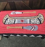Park Design Wilderness Canoe Hooked Bench 32Wx16Dx16H