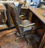 MCE Industries Leather Upholstered Office Chair (MCE)