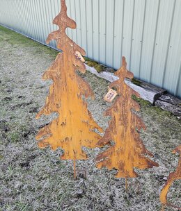 Melrose Metal Tree Cut Out Stake-LARGE 54H