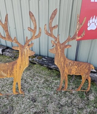 Melrose Metal Deer Cut Out Stake-49"H