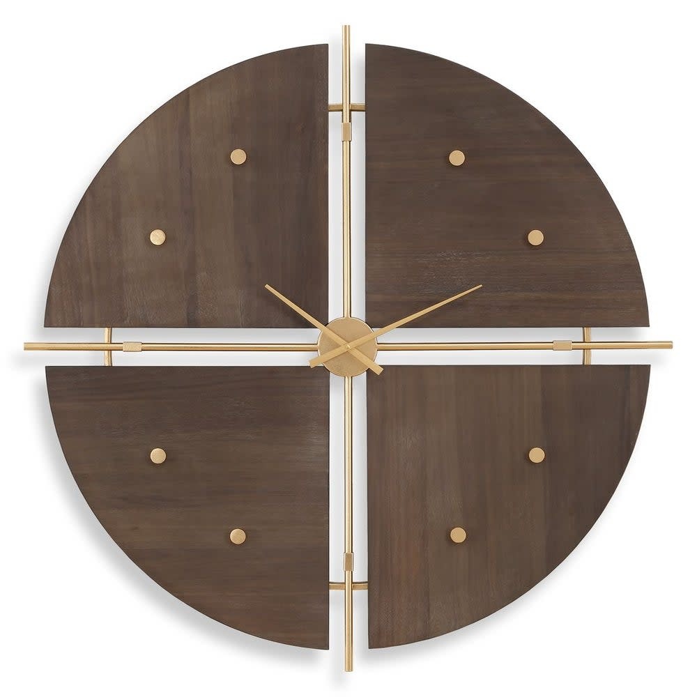 Uttermost Walnut Elegance Clock  42Diameter x 3D