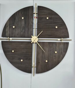Uttermost Walnut Elegance Clock  42Diameter x 3D