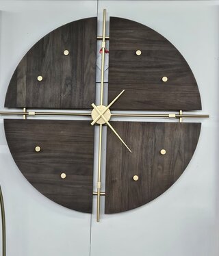 Uttermost Walnut Elegance Clock  42Diameter x 3D