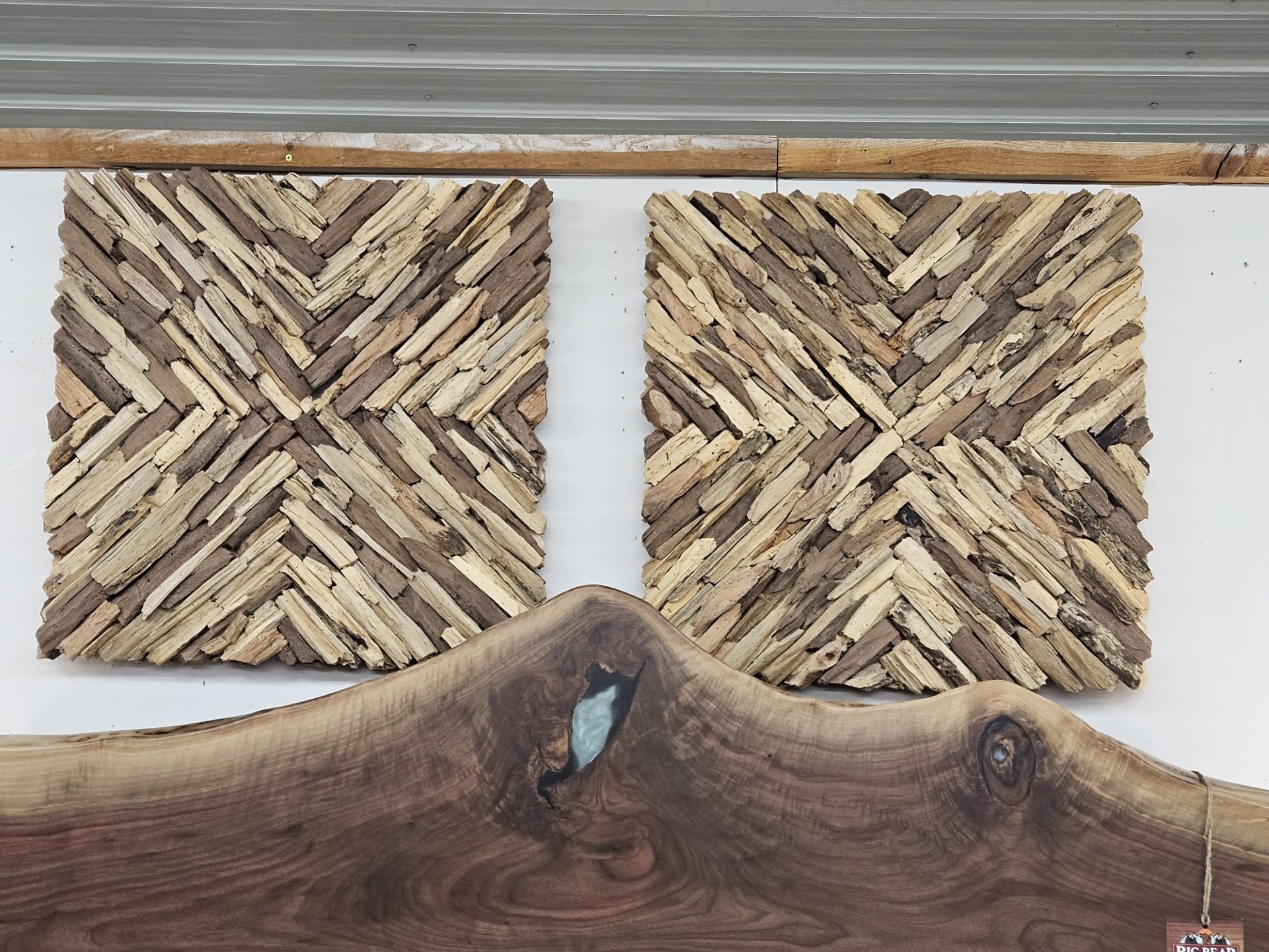 Uttermost Outland Wood Wall Decor 24x24x3